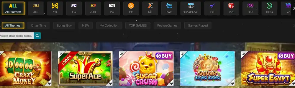 milyon88 online casino games and slot